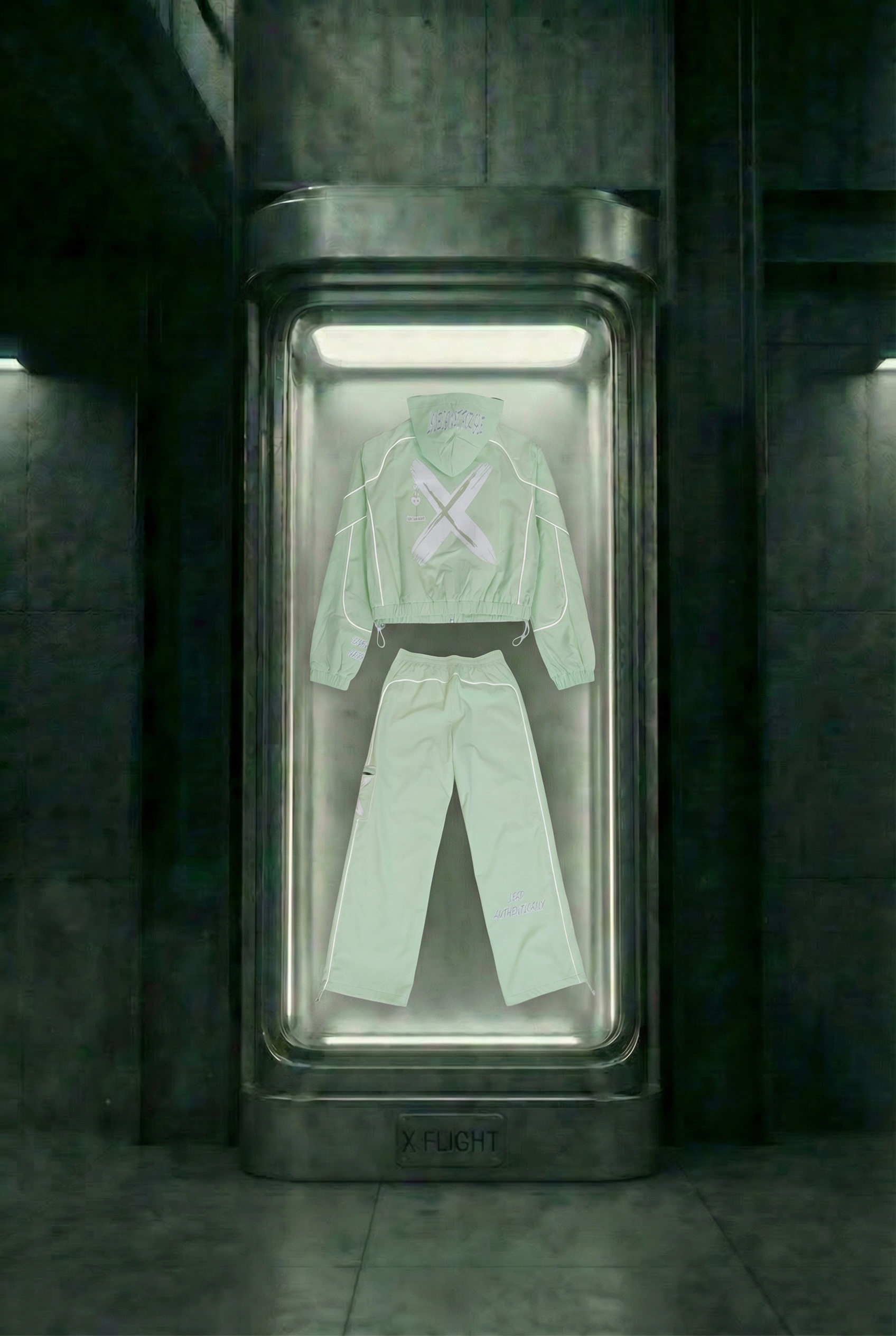 X Flight Jumpsuit - Queens#Colour_Mint