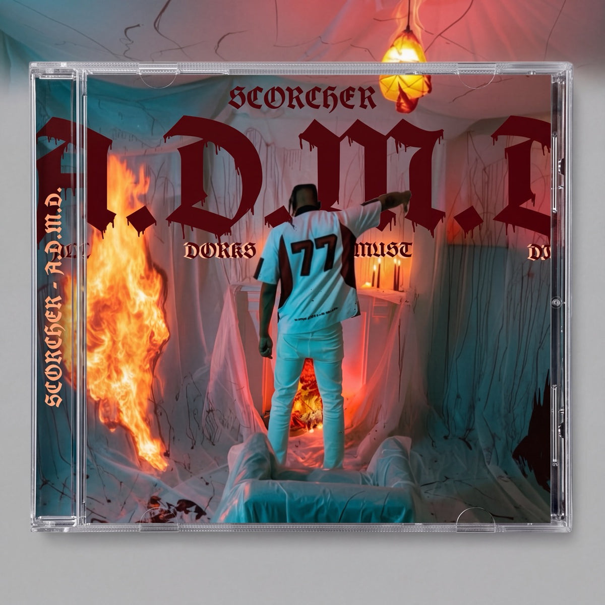 Scorcher - ADMD (All Dorks Must Die) - Signed Physical CD Album