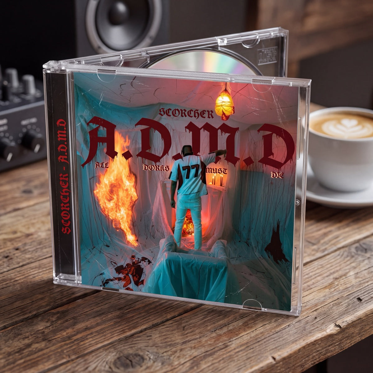 Scorcher - ADMD (All Dorks Must Die) - Signed Physical CD Album